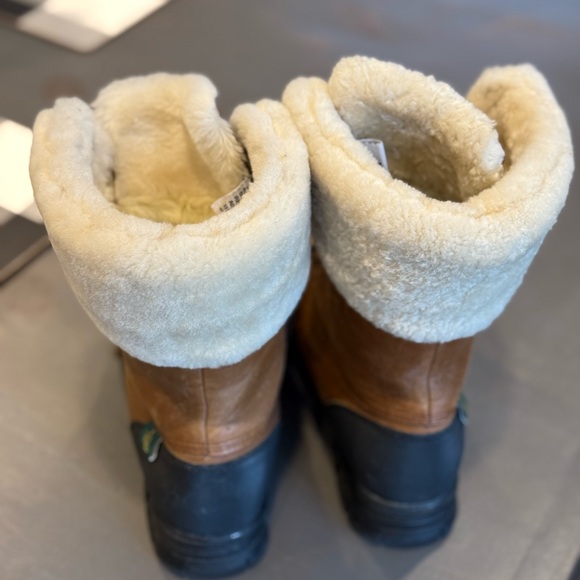 Ralph Lauren Brown Fur-Lined Boots - Picture 4 of 8